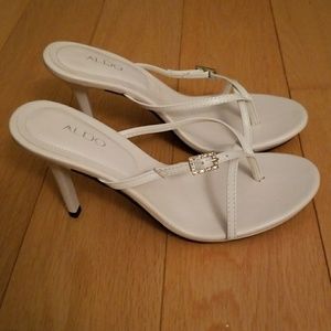 Slip On Heeled Sandals